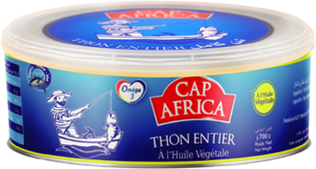 Тунец CAP AFRICA целый в масле 700 г (6191519600288) 1332677 фото
