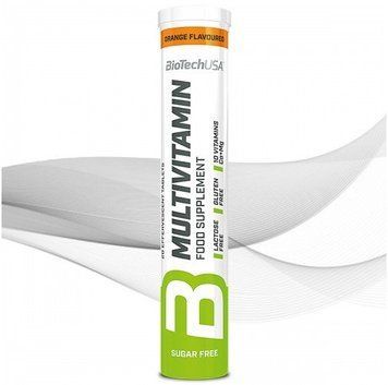 BioTechUSA Multivitamin Effervescent 20 Tablets Orange 689504 фото