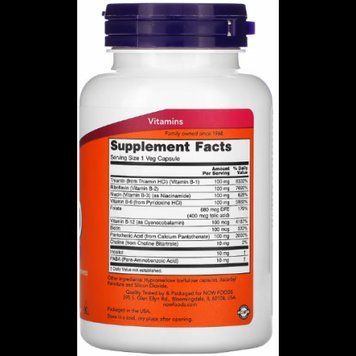 Now Foods Vitamin B-100 100 caps 416706 фото