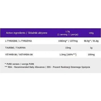 Амінокислота для спорту OstroVit Tyrosine 210 g /140 servings/ Pure 392032 фото