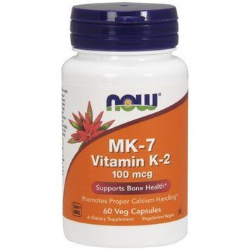 NOW Foods VITAMIN K2 (MK7) 100 mcg 60 VCAPS Вітамін K2 523361 фото