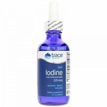 Trace Minerals Ionic Iodine 225 mcg Ионный йод 59 мл 777294 фото