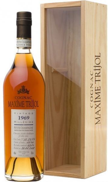 Коньяк Maxime Trijol cognac Petite Champagne Vintage 1969 0.7л 40% (MAR3544680022541) 878086 фото