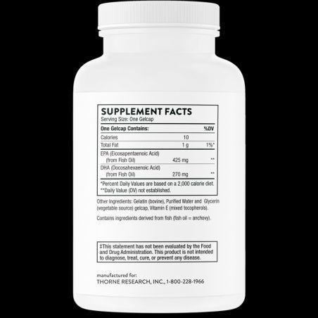 Thorne Research Super Epa 90 Gelcaps Концентрат Омега-3 532337 фото