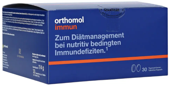 Orthomol Immun Вітаміни для імунітету 30 днів (капсули/таблетки) 1088698 фото