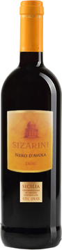 Вино Sizarini Nero D'Avola DOC червоне сухе 0.75 л 13% (8032758282232) 1345248 фото