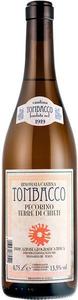 Вино Tombacco Pecorino IGT Terre di Chieti біле 0.75 л (WHS8003030884529) 815396 фото