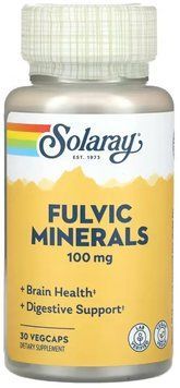 Solaray Fulvic Minerals 100mg - 30 Veg Capsules 1452840 фото