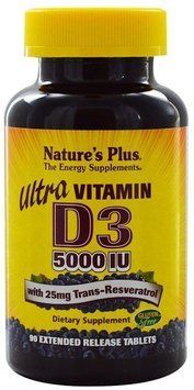 Natures Plus Ultra Vitamin D3 5000 IU Витамин D3 ультра 90 таблеток 880663 фото