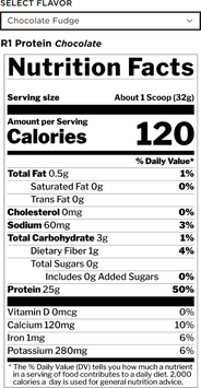 Протеин Rule 1 Protein R1 896 g / 28 servings / Chocolate Fudge 791289 фото