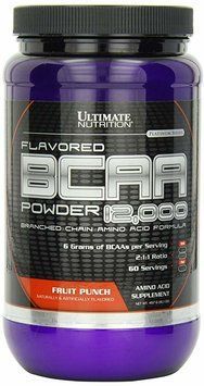 Амінокислота для спорту Ultimate Nutrition Flavored BCAA 12,000 Powder 457 g /60 servings/ Fruit Punch 391025 фото