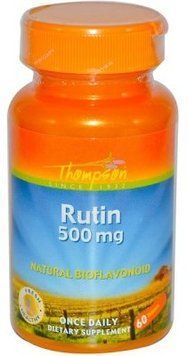 Thompson Rutin 500 mg 60 Tabs Рутин 551528 фото