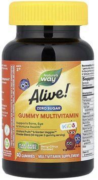 Nature's Way Alive! Children's Gummy Multivitamin Zero Sugar - 40 gummies 1453417 фото