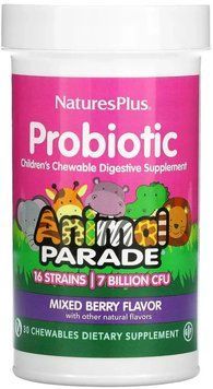 Nature's Plus Kids Probiotic Bi-Layer Chewable - 30 tabs 1468810 фото