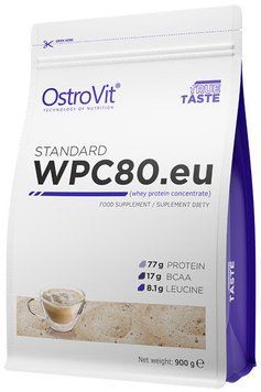 Протеин OstroVit Standard WPC80.eu 900 g /30 servings/ Chocolate Raspberry 562890 фото