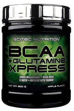 Аминокислота для спорта Scitec Nutrition BCAA+Glutamine Xpress 300 g/ 25 serving / Apple 410521 фото