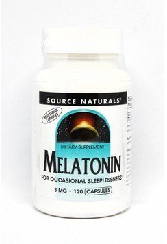 Source Naturals Melatonin 3mg, Sleep Science, 120 Caps 417621 фото