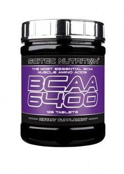 Амінокислота для спорту Scitec Nutrition BCAA 6400 125 tabs 387182 фото