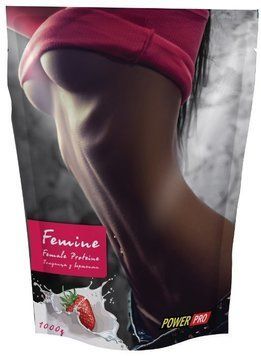 Power Pro Protein Femine Pro 1000 g /25 servings/ Клубника 384312 фото