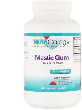 Nutricology Mastic Gum Chios Gum Mastic 240 Veg Caps Смола мастикового дерева 552232 фото