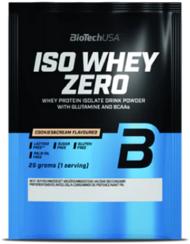 Протеин BioTechUSA Iso Whey Zero 25 g /sample/ Cookie Cream 620078 фото