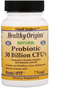 Healthy Origins, Probiotic, 30 Billion CFU's, 7 Vcaps (Discontinued Item) (HO55512) 625673 фото