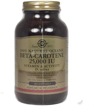 Solgar Oceanic Beta-Carotene 25,000 180 IU Softgels 498781 фото