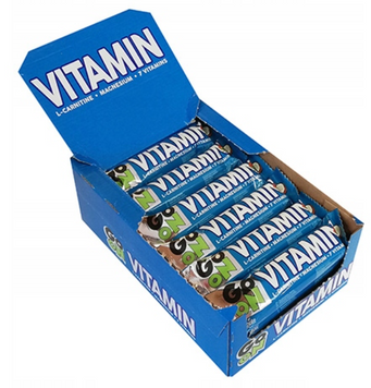 Витаминизированные батончики GoOn Vitamin + L-carnitine 24x50 g / coconut 1250298 фото