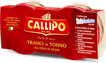 Тунец CALLIPO в оливковом масле 2х80 г (8001561003600) 1330535 фото
