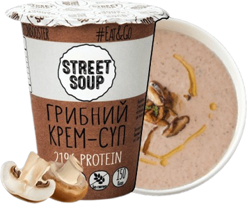Крем-суп грибной Street Soup 250 г дой-пак (4820201770184) 1016386 фото