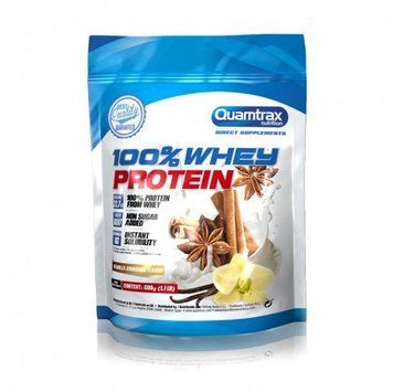 Протеин Quamtrax 100% Whey Protein 500 g /16 servings/ Vanilla Cinnamon 721471 фото