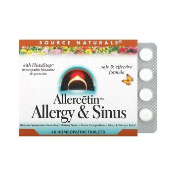 Source Naturals Allercetin Allergy & Sinus - 48 tabs 1470706 фото