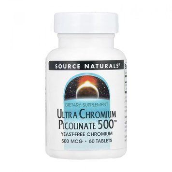 Source Naturals Ultra Chromium Picolinate 500 500 mcg - 60 tabs 1470747 фото