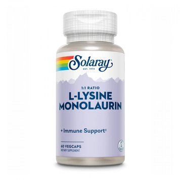 Solaray L-Lysine Monolaurin 1:1 - 60 vcaps 1472078 фото