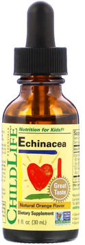 ChildLife, Essentials, Echinacea, Natural Orange Flavor, 1 fl oz (30 ml) (CDL10100) 623268 фото