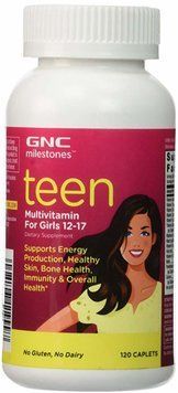 GNC Teen Multivitamin For Girls 12-17 120 caps 381847 фото