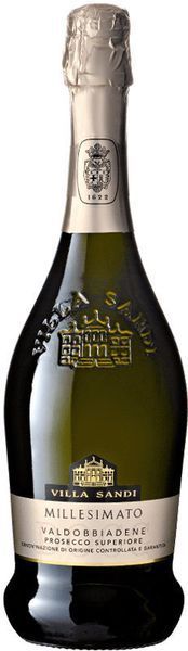 Ігристе вино Villa Sandi Valdobbiadene Prosecco Superiore DOCG Brut Millesimato біле 0.75 л (WHS8017494194018) 816164 фото