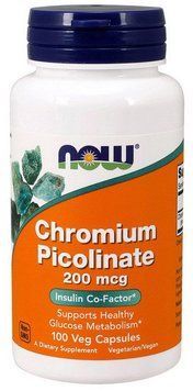 Now Foods Chromium Picolinate 200 mcg, 100 Veg Capsules 684879 фото