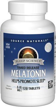 Source Naturals Melatonin 3mg, Sleep Science, 120 Tab 417622 фото
