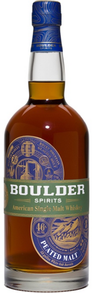 Віскі Boulder American Single Malt Whiskey Peated Malt 46% 0.7 л (WHS019962320439) 1251274 фото