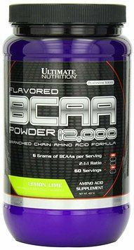 Амінокислота для спорту Ultimate Nutrition Flavored BCAA 12,000 Powder 457 g /60 servings/ Lemon Lime 391026 фото