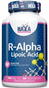 Haya Labs R-Alpha Lipoic Acid R-альфа-липоевая кислота 100 мг 60 веган капс 1137369 фото