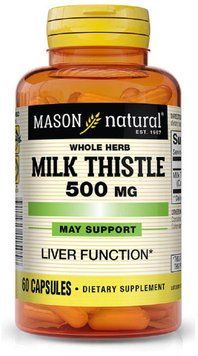 Mason Natural Milk Thistle 500 mg 60 капсул 936590 фото
