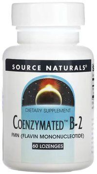 Source Naturals Coenzymated B-2 25 mg Peppermint - 60 lozenges 1452250 фото