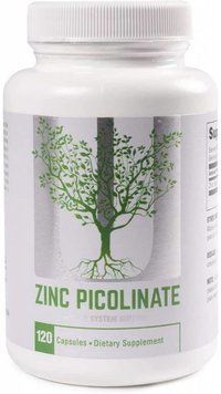Universal Nutrition Zinc Picolinate Пиколинат цинка 120 капсул 926220 фото