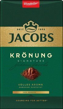 Кава мелена Jacobs Kronung 100% Арабіка 500 г (8711000708651) 1354721 фото