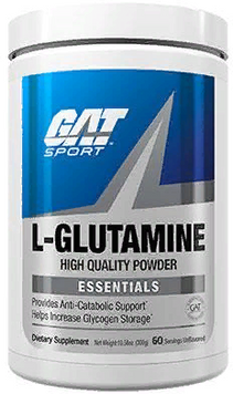 Амінокислота для спорту GAT L-Glutamine 300 g / 60 servings / Unflavored 816733 фото
