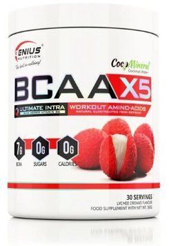 Аминокислота для спорта Genius Nutrition BCAA-X5 360 g / 30 servings / Lychee 999668 фото