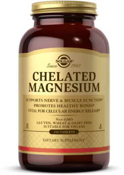 Solgar Chelated Magnesium Солгар Магний хелат 250 таблеток 496820 фото