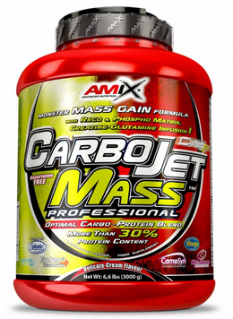 Гейнер Amix CarboJet Gain Mass Professional 3000 g / 30 servings / strawberry-banana 1024812 фото